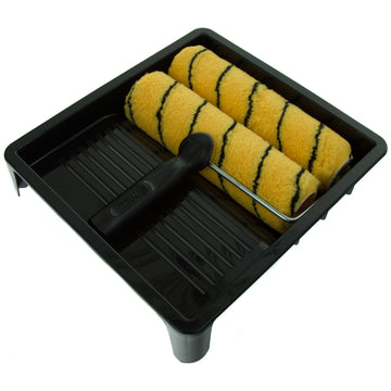 Coral Max Coat Paint Roller Kit with HEADLOCK Frame and Polyester Covers 9 inch 1.5